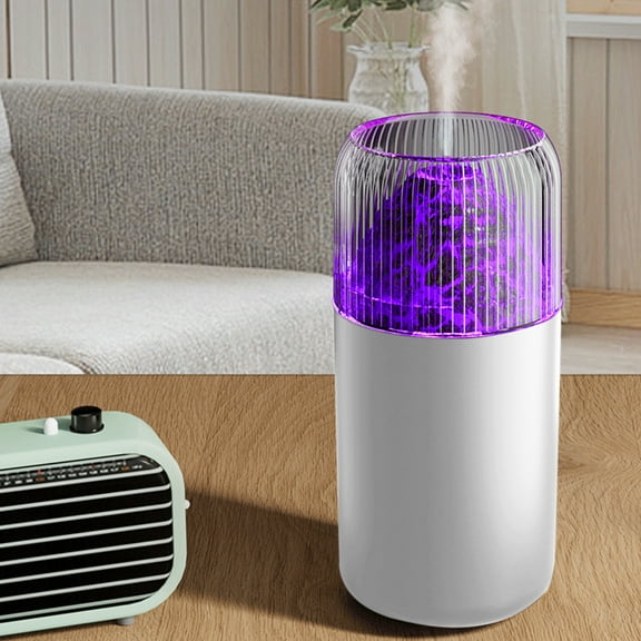 LACKUST Humidifiers for Bedroom,Warm Mist Humidifiers for Bedroom, Large Room, and Plants, Adjustable Lighting, Quiet,White