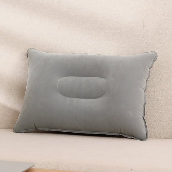 LACKUST Inflatable Pillow - Outdoor Travel Camping Pillow, Self-Inflating Cushion, Lumbar Support, Neck Protection Pillow,F