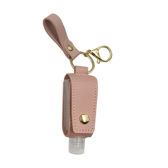 LACKUST Keychains Keyring Key Chain Ring for Home Car Keys,Clearance Keychains Rings for Keys for Men Women for Car,Refillable Travel Bottles with Keychain Attachment,Pink