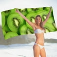 thumbnail image 1 of LACKUST Kiwi Fruit Beach Towel - Quick-Dry Microfiber Towel for Beach and Pool, 27.56x55.12 Inches, 1 of 8