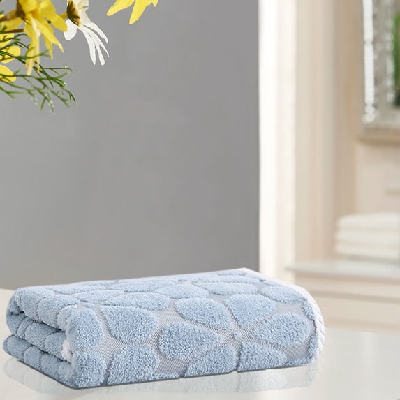 LACKUST Luxury Bath Towels,Coral Velvet Towel with Thickened Turtle Back - Soft, Quick Drying, and High Water Absorption,D