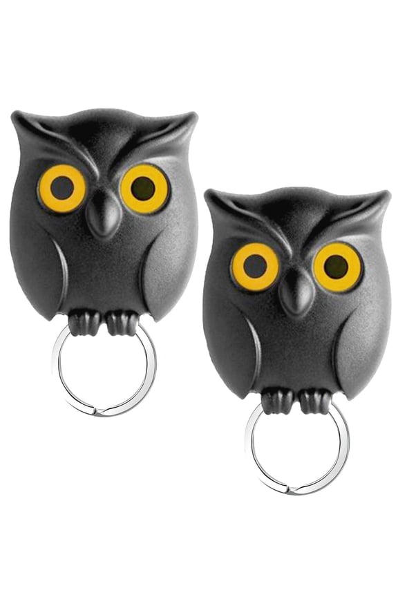 Magnetic Hooks for Hanging,Key,Owl Shape Magnetic Organizer Hook - Wall Mounted Keychain Hanger - Novelty Friendship Key Hanging Ring - for Home Decor Show,A