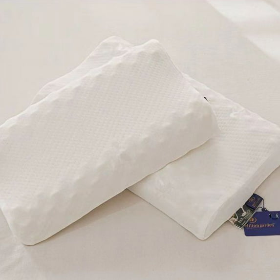 LACKUST Memory Pillow - Student, Adult, Massage Pillow Core, Neck Pillow, School Season Gift, Student Dormitory, Home Pillow, Pillowcase,White