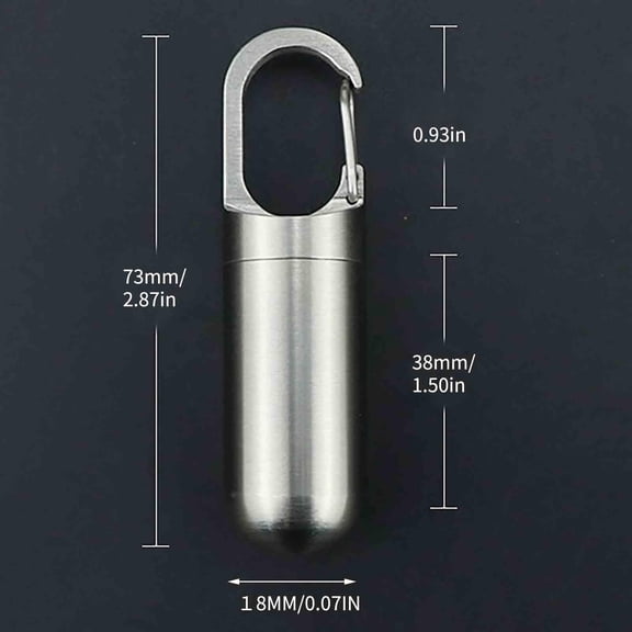 LACKUST Mini Aluminum Key Fob Case,Clearance Keychains Rings for Keys for Men Women for Car,Round Design for Men & Women,C