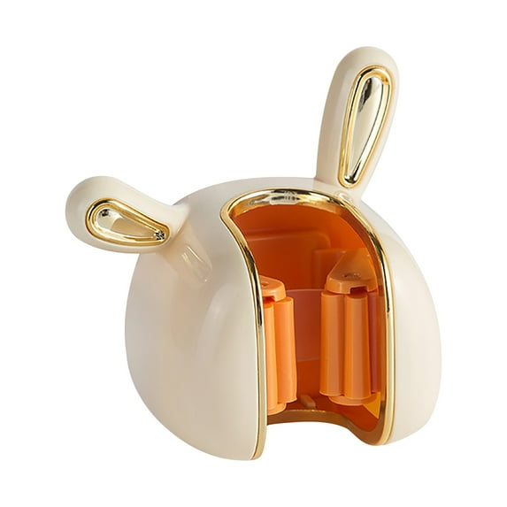 LACKUST Mop Broom Holder Organizer Wall Mount,Wall Mounted Mop Organizer Brush Mop Hanger Storage Rack Kitchen Tool,Yellow