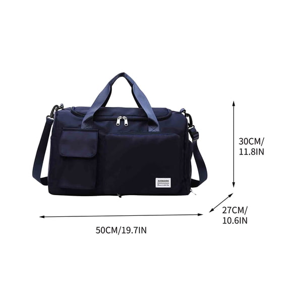 LACKUST New Large Capacity Crossbody Bag, Multiple Compartments, Cloth, Shoulder Style,Dark Blue