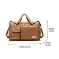 thumbnail image 1 of LACKUST New Large Capacity Crossbody Bag, Multiple Compartments, Cloth, Shoulder Style,Khaki, 1 of 2