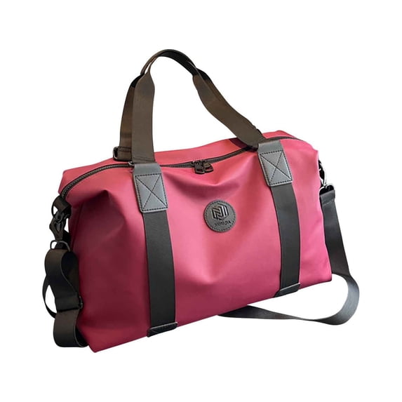 LACKUST New Large Capacity Crossbody Bag, Multiple Compartments, Cloth, Shoulder Style,Wine