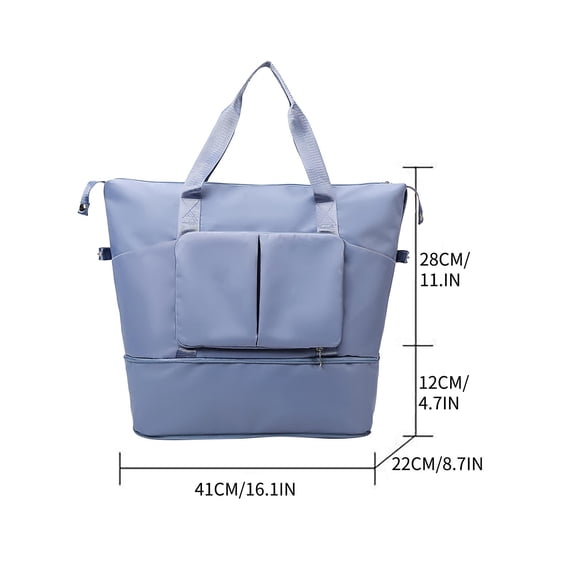 LACKUST New Large Capacity Crossbody Bag, Multiple Compartments, Fashionable Nylon, Daily Use,F