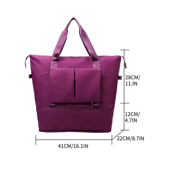 LACKUST New Large Capacity Crossbody Bag, Multiple Compartments, Fashionable Nylon, Daily Use,I
