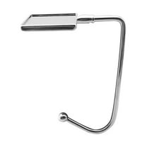 LACKUST No Drill Hanging Hooks for Desktop Clearance,1 Stocking Holders Mantel Hooks Hanger Hang Grip Stockings Clip,Silver