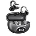 thumbnail image 1 of LACKUST Open-Ear True Wireless Earbuds, Bluetooth 5.4 Earclip Style with Low Latency, Dual Mic Noise Reduction, Long Battery - Black, for Sports & Gaming, 1 of 6