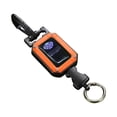 thumbnail image 1 of LACKUST Outdoor Easy Pull Buckle Key Chain,Clearance Keychains Rings for Keys for Men Women for Car,Retractable Elastic Rope,Orange, 1 of 6