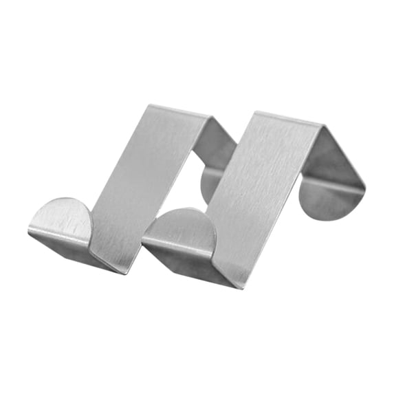 LACKUST Over The Door Hooks on Sale,Z Type Hook Stainless Steel Hook Nail Traceless Door Hook Door Back S Hook,Silver