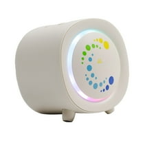 LACKUST Portable Mini Bluetooth Speaker with Powerful Bass - Wireless Outdoor/Car/Home/Desktop Small Portable Speaker, White