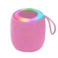 thumbnail image 1 of LACKUST Portable Mini Bluetooth Speaker with Subwoofer - Wireless Bass Sound, Outdoor/Car/Home Use, Compact Desktop Small Speaker, Pink, 1 of 6