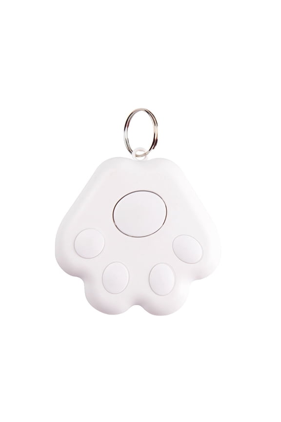 Portable Mini Dog GPS Tracker,Clearance Keychains Rings for Keys for Men Women for Car,Hidden Locator with Bluetooth 5.0,White