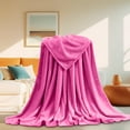 thumbnail image 1 of LACKUST Premium Flannel Blanket Clearance ,Bath Towel Blanket,29.5x21.7in Coral Fleece Soft and Cozy Blankets for Home Yoga and Outdoors,B, 1 of 5