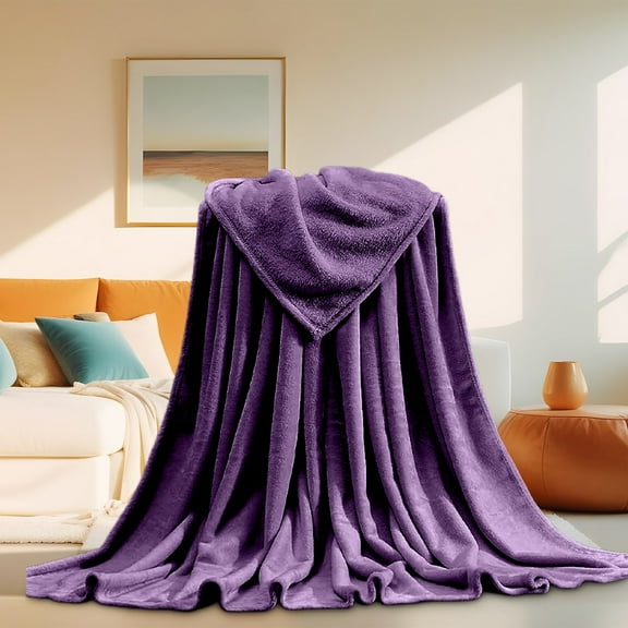 LACKUST Premium Flannel Blanket Throw ,Bath Towel Blanket,29.5x21.7in Coral Fleece Soft and Cozy Blankets for Home Yoga and Outdoors,J