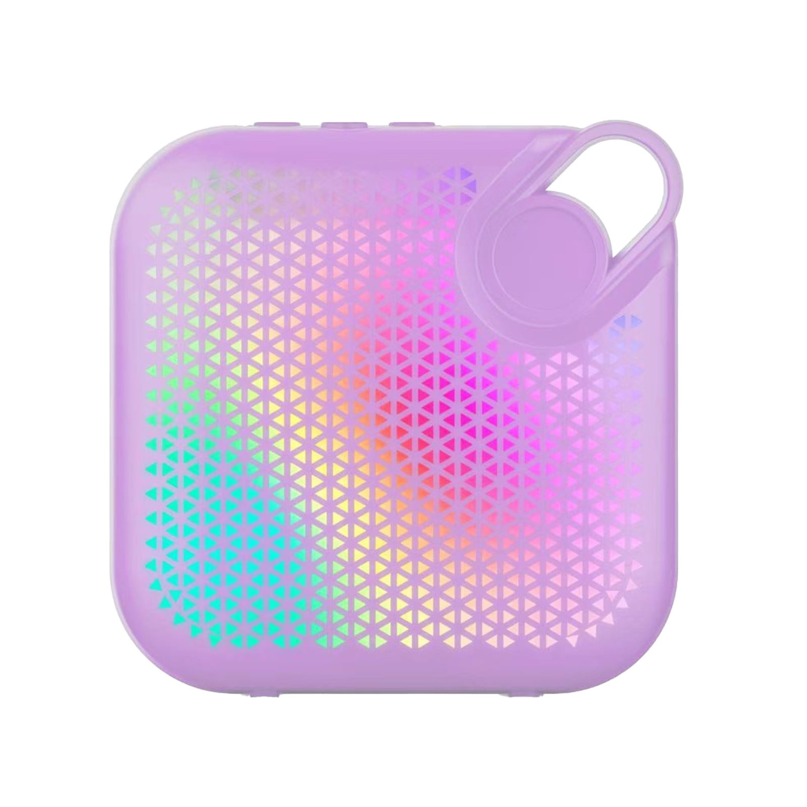 LACKUST RGB Bluetooth Speaker 5.3, Purple Desktop Speaker with Low Latency, Room-Filling Sound & Long Battery Life for Gaming/Party