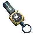 thumbnail image 1 of LACKUST Retractable Steel Wire Rope Keychain,Clearance Keychains Rings for Keys for Men Women for Car,High Elasticity Spring and Quick-Release Buckle,Coffee, 1 of 5