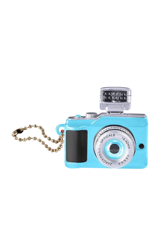 Retro Mini Bluetooth Speaker,Clearance Keychains Rings for Keys for Men Women for Car,Wireless with FM, USB, SD Card, AUX,Blue