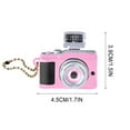 thumbnail image 1 of LACKUST Retro Mini Bluetooth Speaker,Clearance Keychains Rings for Keys for Men Women for Car,Wireless with FM, USB, SD Card, AUX,Pink, 1 of 5