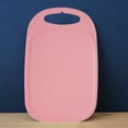thumbnail image 1 of LACKUST Reversible Cutting Board with Easy Grip Handle,Cutting Boards for Kitchen Clearance,Dishwasher Safe,Black,Pink, 1 of 6
