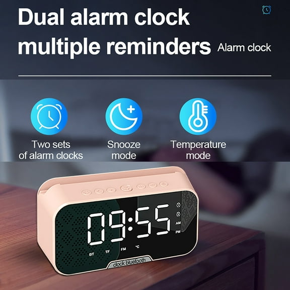 LACKUST S7 Bluetooth Audio Computer Desktop Speaker Portable Mini Mini Audio Can Be Used As Mobile Phone Bracket,Pink