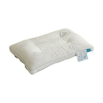 LACKUST SPA Neck Protection Pillow - Knitted Breathable Memory Foam U-Shaped Pillow for Adults and College Students,White