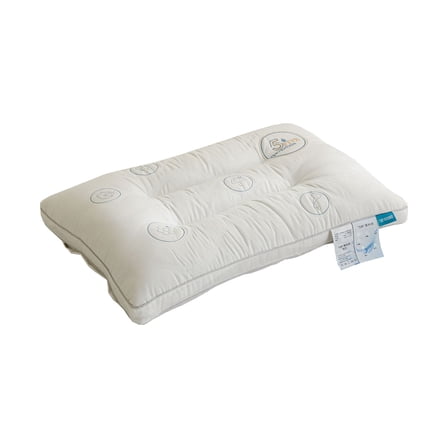 LACKUST SPA Neck Protection Pillow - Knitted Breathable Memory Foam U-Shaped Pillow for Adults and College Students,White