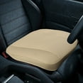 thumbnail image 1 of LACKUST Seat Cushion Clearance,Artificial Leather Car Seat Cushions for Short People,Car Seat Cushion Pad for Front Seats Driving Back and Butt Pain,Beige, 1 of 6