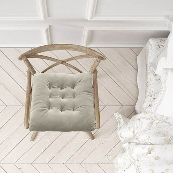 LACKUST Seat Cushion Clearance,Thick Stool Teacher Desk Chair Seat Cushions,Floor Cushions for Adults,Gray