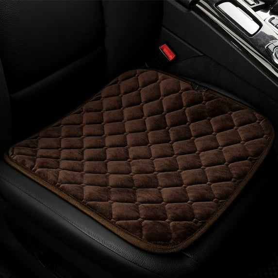 LACKUST Seat Cushion Clearance,Warmer Heated Seat Cushion for Car Truck,Car Seat Cushion Pad for Front Seats Driving Back and Butt Pain,Coffee