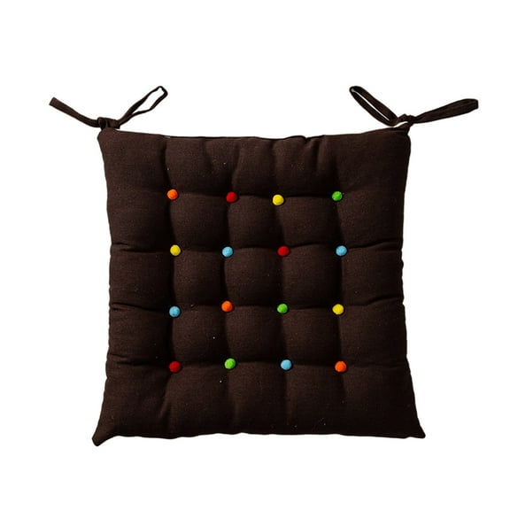LACKUST Seat Cushion,Comfortable Breathable Chair Cushions for Dining Kitchen Bedroom Living-room Chairs,Clearance Cushions for Patio Chairs,Brown
