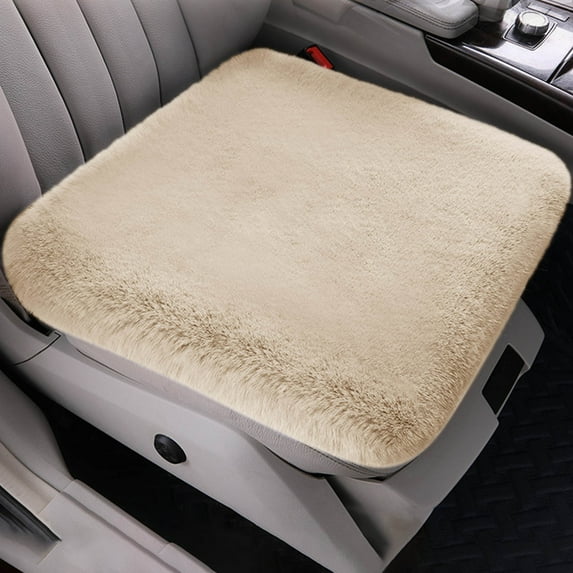 LACKUST Seat Cushion,Non-Slip Seat Cushion for Car Truck,Car Seat Cushion Pad for Front Seats Driving Back and Butt Pain,Beige