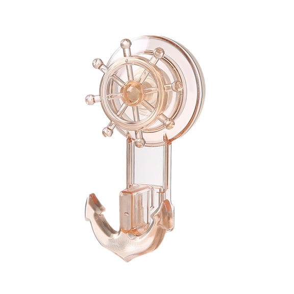 LACKUST Shower Hooks Suction Cup Clearance,Suction Cup Hooks Bathroom Shower Kitchen for Mounting on Slick Tiles Glass Shower Doors and Mirrors Suction Cup Hooks,Not Damage Walls,Gold