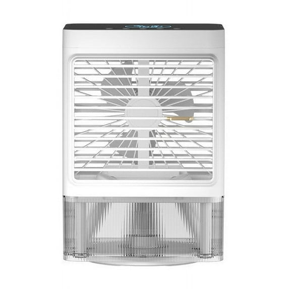 LACKUST Silent USB Mini Conditioner Cooler,Portable Air Conditioners Fan,Desk Air Conditioner for Office Bedroom,White