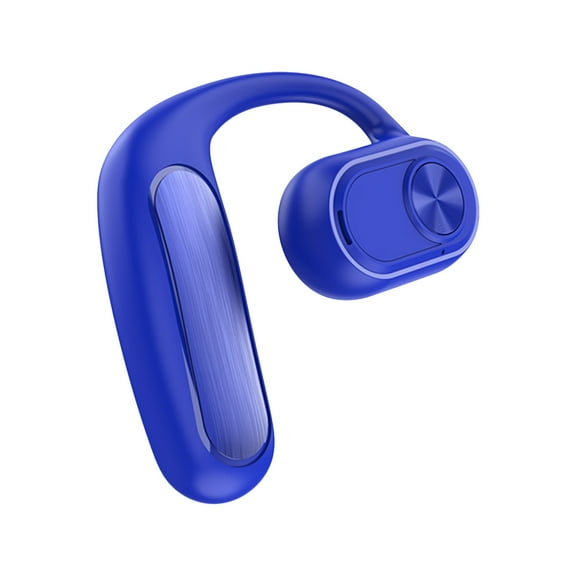 LACKUST Single Ear Hanging Stereo Earphones,Clearance Noise Cancelling Bluetooth Headphones for Kids,Wireless Intelligent Bluetooth,Blue