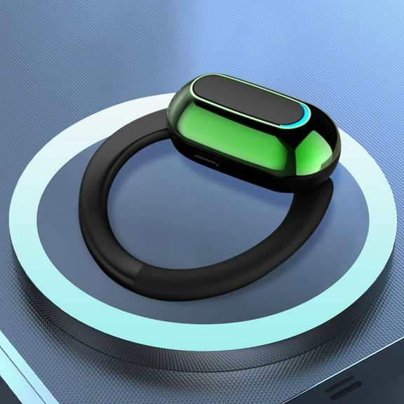 LACKUST Single Ear Hanging Stereo Earphones,Clearance Noise Cancelling Bluetooth Headphones for Kids,Wireless Intelligent Bluetooth,Green