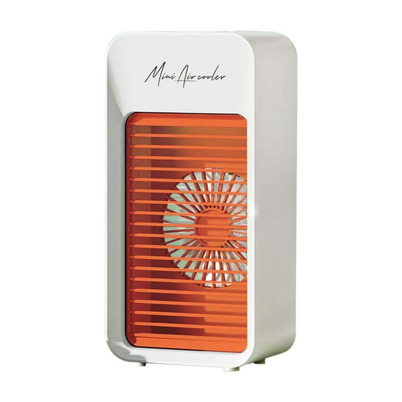 LACKUST Small Portable Air Conditioners Fan,Portable USB Tower Fan with Cooling Spray,Desk Air Conditioner for Office Bedroom,A