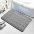 thumbnail image 1 of LACKUST Soft Thick Non Slip Bathroom Door Mat - Absorbent Velvet Slow Rebound Bath Mat for Outside Shower, PVC Backing 16"x24", 1 of 5