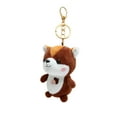 thumbnail image 1 of LACKUST Squirrel Toy Pendant Keychain,Clearance Keychains Rings for Keys for Men Women for Car,Cute School Bag Ornament,Brown, 1 of 2