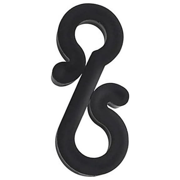 LACKUST String Light Hooks Clearance,Christmas Mini Gutter Hang Hooks Plastic S Sharped Christmas Light Clips 150PCS,Black