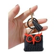 thumbnail image 1 of LACKUST Tassel Owl Bag Keychain,Clearance Keychains Rings for Keys for Men Women for Car,Cute Purse Accessory,Black, 1 of 3