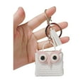 thumbnail image 1 of LACKUST Tassel Owl Bag Keychain,Clearance Keychains Rings for Keys for Men Women for Car,Cute Purse Accessory,White, 1 of 3