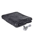 thumbnail image 1 of LACKUST Throw Heated Blanket ElectricClearance,39x26in Flannel Heating Shoulder Heating Blanket Throw Multi-gear Control Intelligent Constant Temperature Gray Heated Blanket,5V, 1 of 6