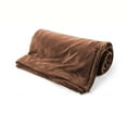 thumbnail image 1 of LACKUST Throw Heated Blanket ElectricClearance,59x33in Heating Home Shawl Blanket Warmer 3 Gears Temperature Brown Heated Blanket,5V, 1 of 8