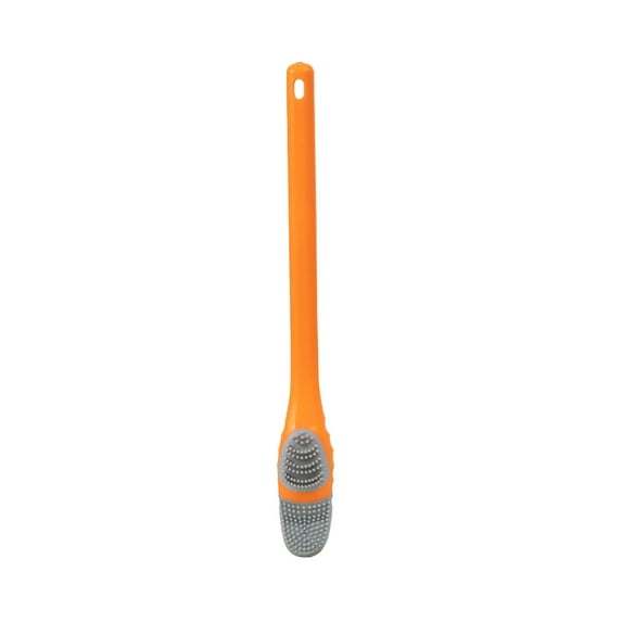 LACKUST Toilet Brush Set Clearance,Wall Hanging Toilet Brush Household No Dead Corner Cleaning,yellow