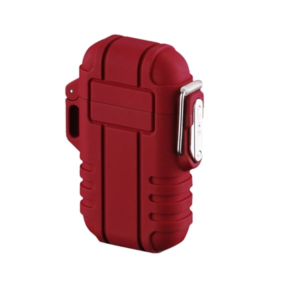 LACKUST Torch Lighter,Portable Butane Lighter - Outdoor Camping,Windproof Blue Flame,Red